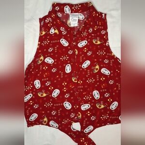Her Universe Red Sleeveless Top Spirited Away Ghibli